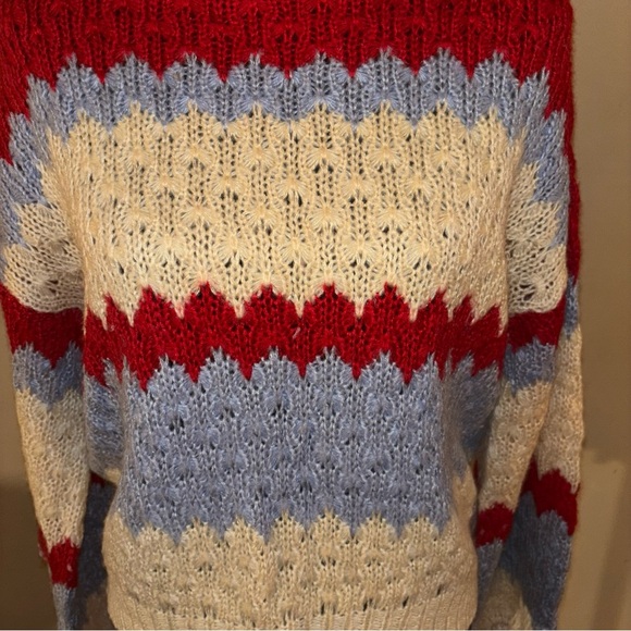 Fab’rik Colorful Striped Long Sleeve Knit Sweater M - Picture 6 of 7